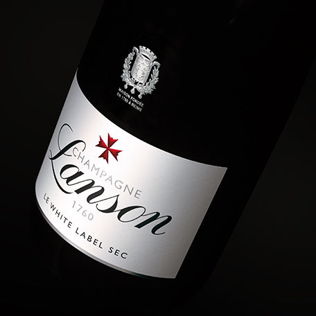 Botella de champán Lanson