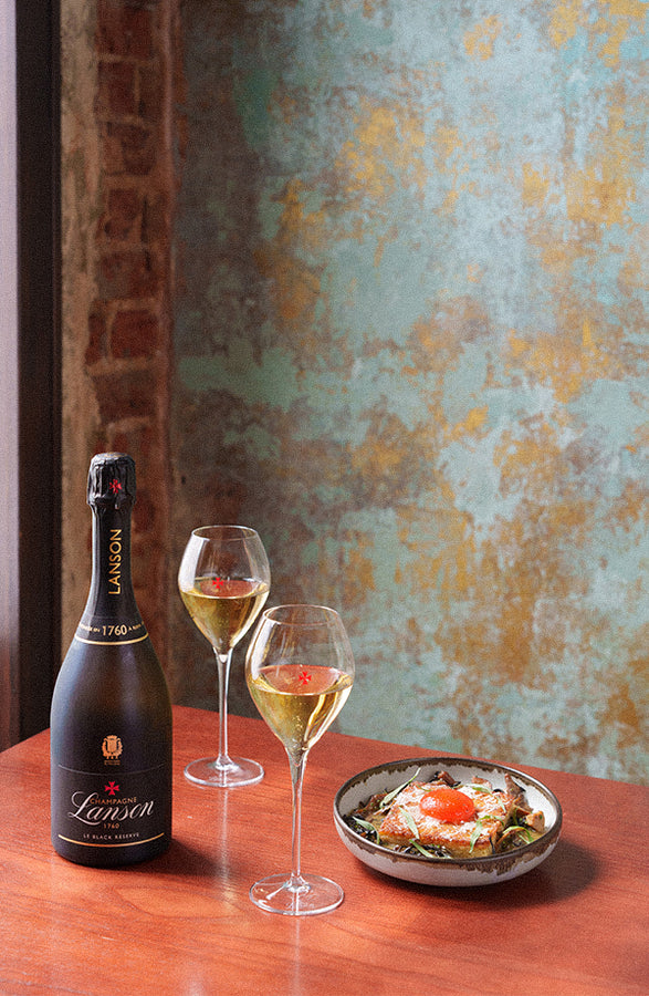 Lanson Champagner-Flasche