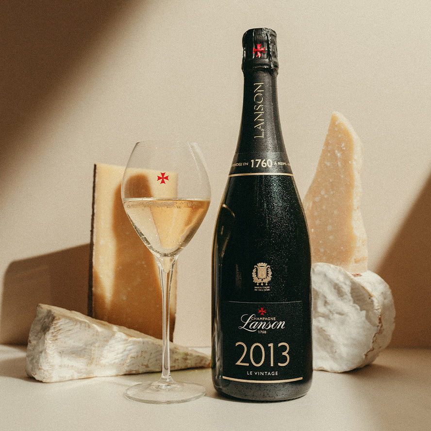 Lanson champagne bottle