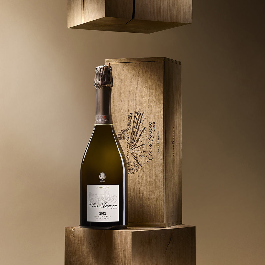 Bouteille de champagne Lanson