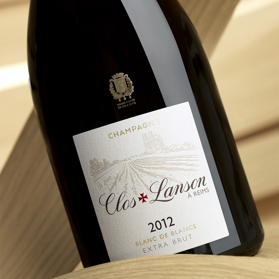 Bouteille de champagne Lanson