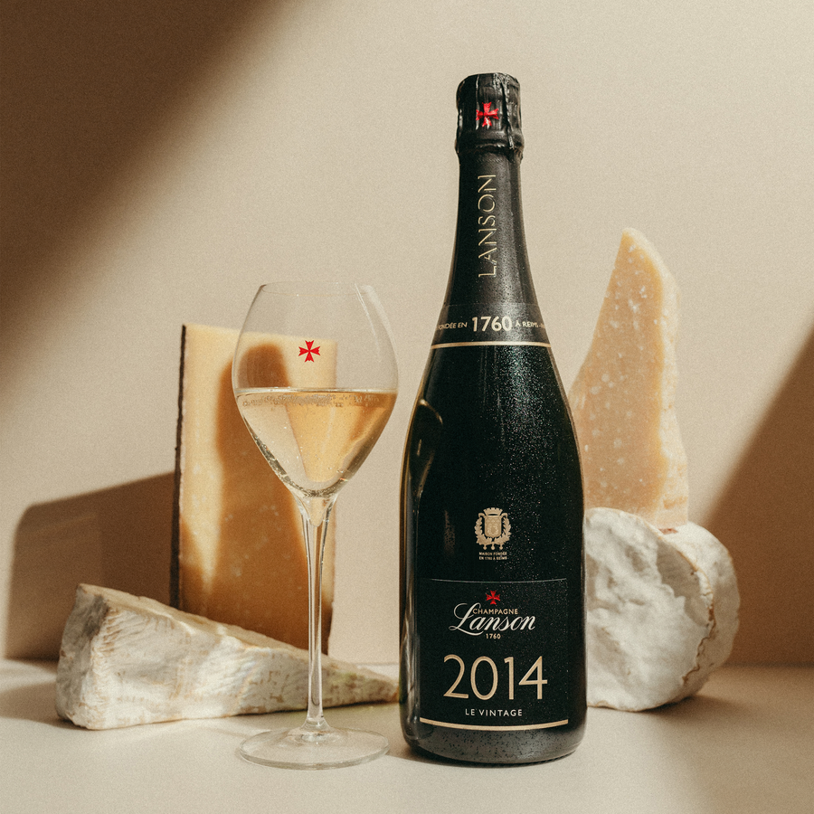 Lanson champagne bottle