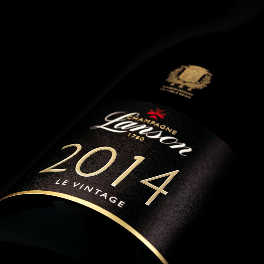 Lanson champagne bottle