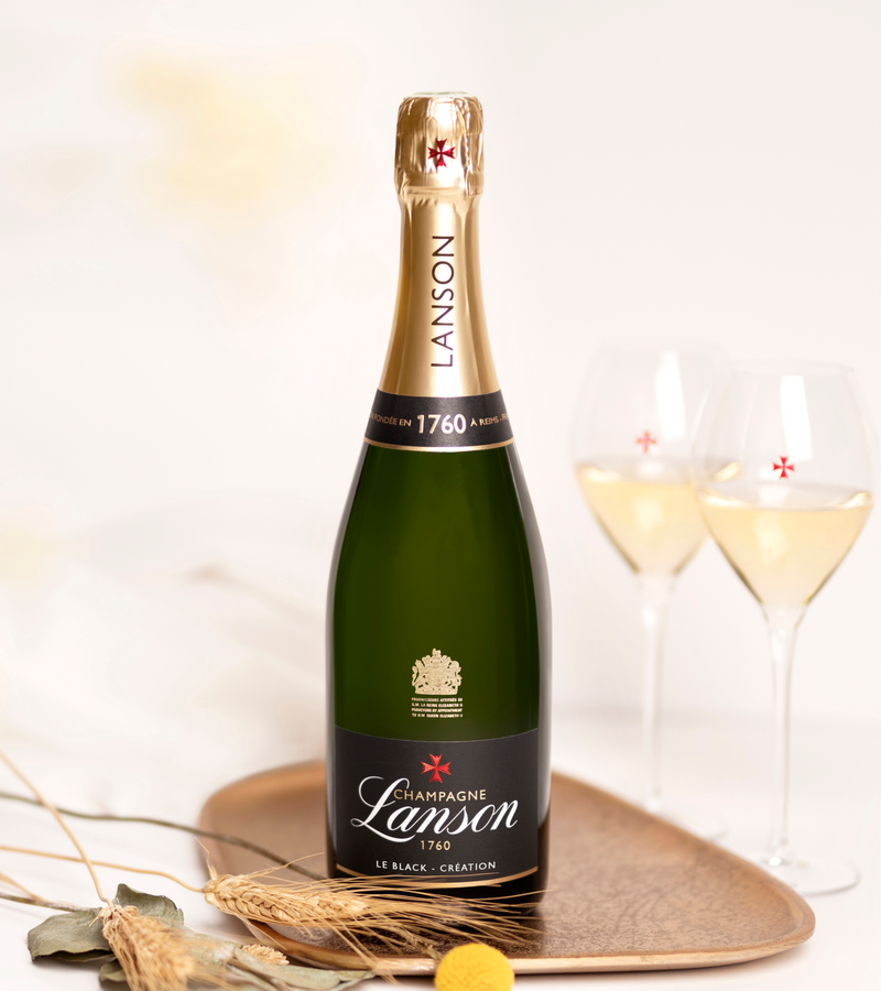 Champagnerflasche Le Black Création