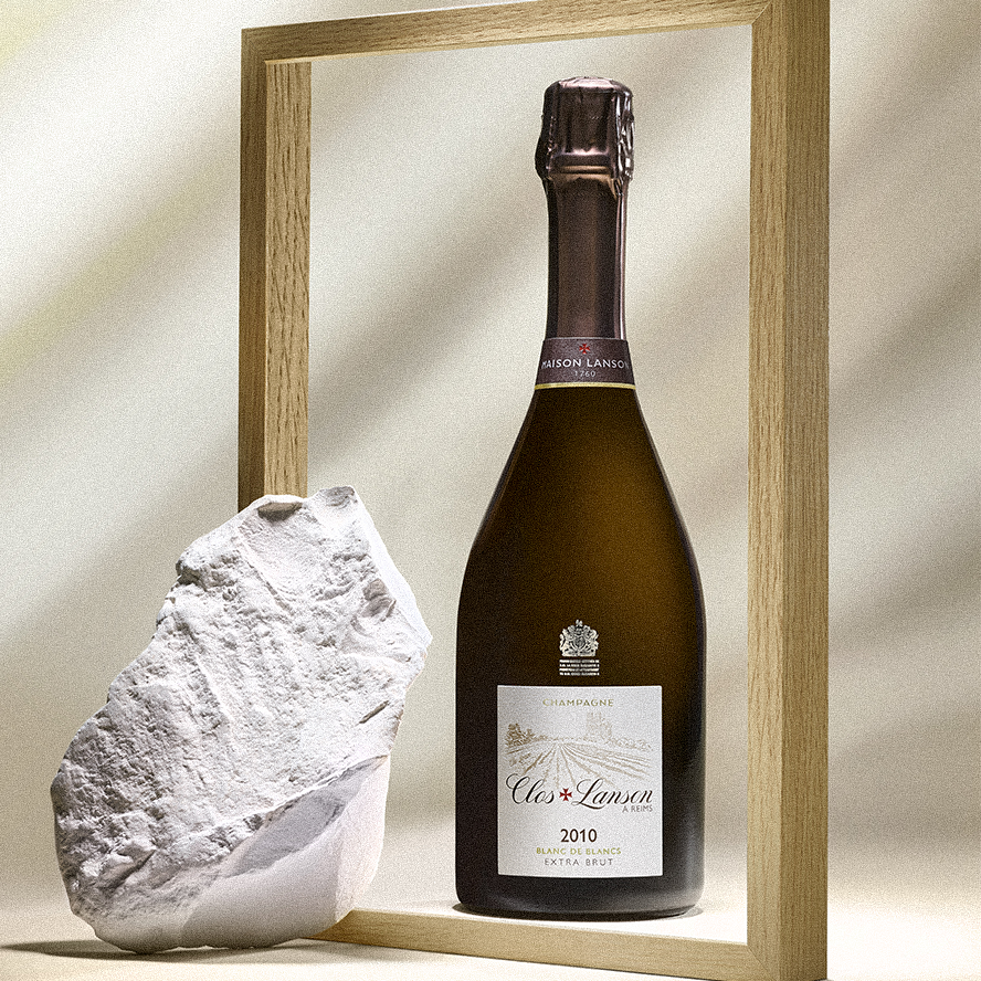 Bouteille de champagne Lanson