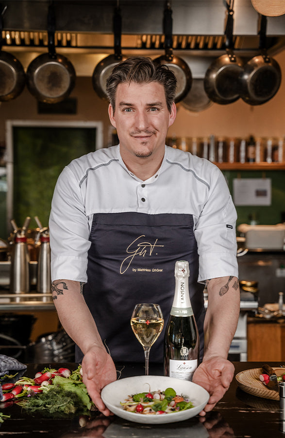 Lanson champagne bottle