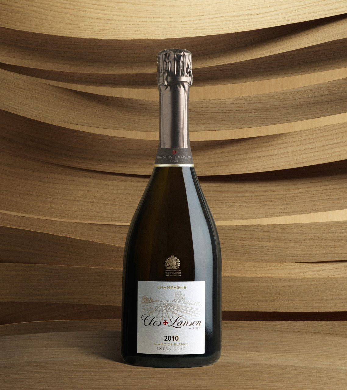 Clos Lanson champagne bottle