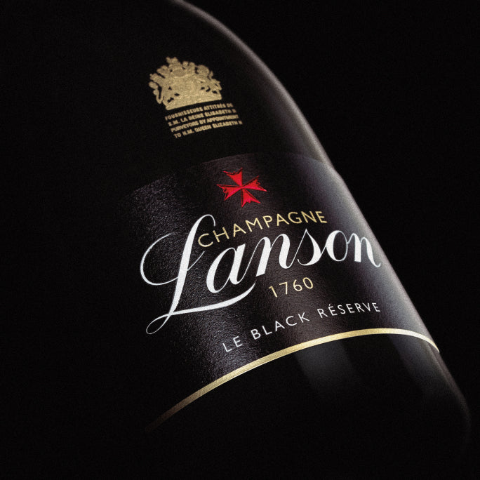 Lanson champagne bottle